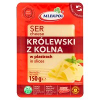 Mlekpol Królewski-Käse aus Kolna in Scheiben...