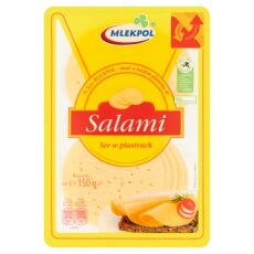 Mlekpol Salami-Käse in Scheiben 150g