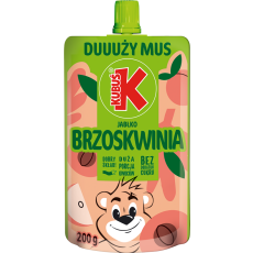 Kubus Mus Owocowy Jablko Brzoskwinia 200g