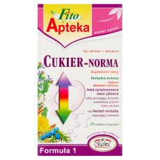 Fito Apteka Nahrungsergänzungsmittel Zucker-Norma-Kräutertee 40 g (20 x 2 g)