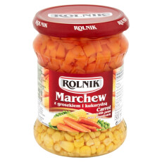 Rolnik Marchew z groszkiem i kukurydza 500ml/276g