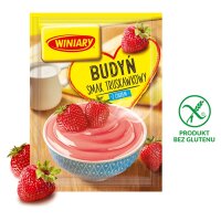 Winiary Pudding mit Erdbeergeschmack und Zucker - Budyn z...