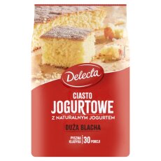 Delecta Großes Blecht Joghurtkuchen - Duza Blacha Ciasto jogurtowe 640g