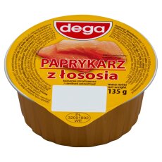 Dega Fisch Brotaufschtrich Mit Lachs - Paprykarz Z Lososia 135g