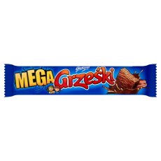 Grzeski Mega Wafel mit Kakaosahnefüllung in Schokolade 48 g