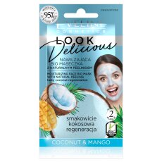 Eveline Feuchtigkeitsspendende Gesichtsmaske mit Kokosnuss Mango 10ml