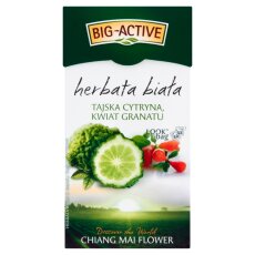 Big-Active Herbata biala tajska cytryna i kwiat granatu 30 g (20 torebek)