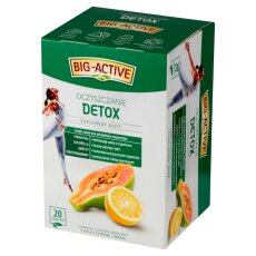 Big-Active Detox oczyszczanie Suplement diety herbatka ziolowo-owocowa 40 g (20 x 2 g)