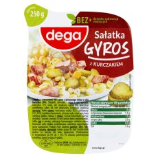 Dega salatka gyros z kurczakiem 250g