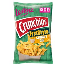 Crunchips Frytstyle Chipsy serowy dip 90g