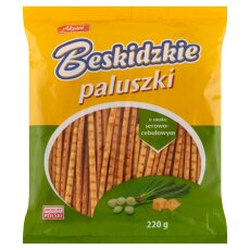 Aksam Beskidzkie Sticks mit Käse und Zwiebelgeschmack 220 g