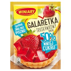 Winiary Galaretka Truskawkowa 50% Mniej Cukru 39g