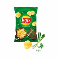 Lays Grüne Frühlingszwiebeln-Kartoffelchips 140 g