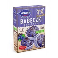 Gellwe Blaubeer Muffins Babeczki Borowkowe 290g