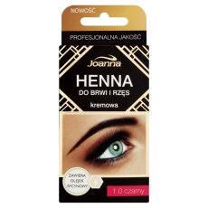 Joanna Henna für Augenbrauen und Wimpern Creme 1.0 schwarz