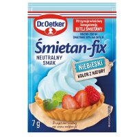 Dr Oetker Smietan - Fix Niebieski 7g