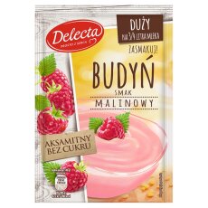 Delecta Pudding mit Himbeergeschmack - Budyn smak malinowy 64g