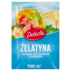 Delecta Gelatine Für Lebensmittel - Zelatyna Spozywcza 50g