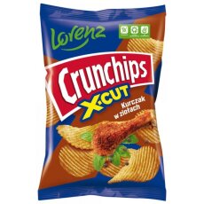 Crunchips X-Cut Kurczak w Ziolach - Chips Hähnchengeschmack 140g