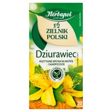 Herbapol Zielnik Polski Johanniskraut-Kräutertee Nahrungsergänzungsmittel 30 g (20 x 1,5 g)