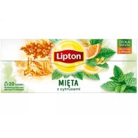 Lipton Herbata Ziolowa Mieta Z Cytrusami 20*1,3g