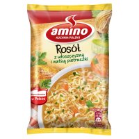 Amino Instant Suppe mit Suppengemüsen und Petersilie...