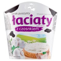 Laciaty fluffiger Käse mit Knoblauch 150g
